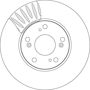 Brake Disc - DF4429 TRW