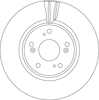 Bremsscheibe - DF4432S TRW