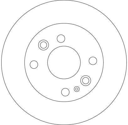 Bremsscheibe - DF4438 TRW