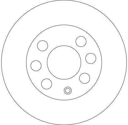 Bremsscheibe - DF4439 TRW