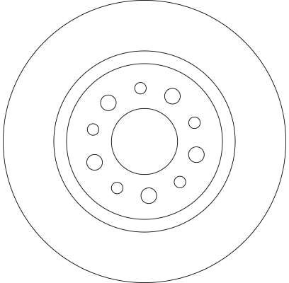 Bremsscheibe - DF4440 TRW