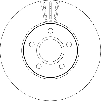 Bremsscheibe - DF4465 TRW
