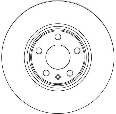 Bremsscheibe - DF4470 TRW