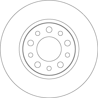 Bremsscheibe - DF4477 TRW