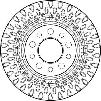 Bremsscheibe - DF4479 TRW