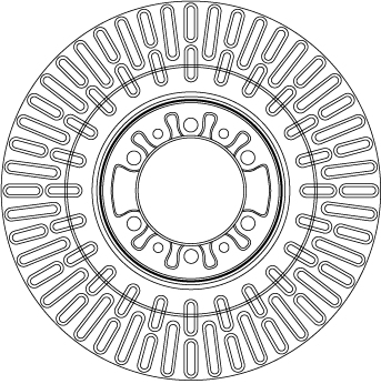 Bremsscheibe - DF4485 TRW