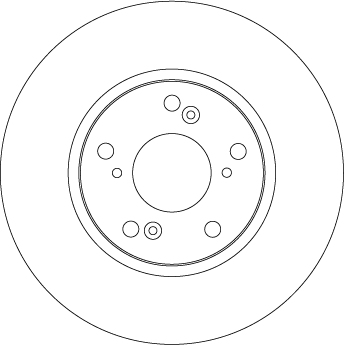 Bremsscheibe - DF4486 TRW