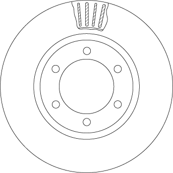 Brake Disc - DF4494 TRW