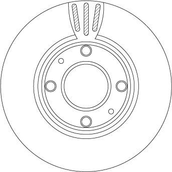Brake Disc - DF4496 TRW