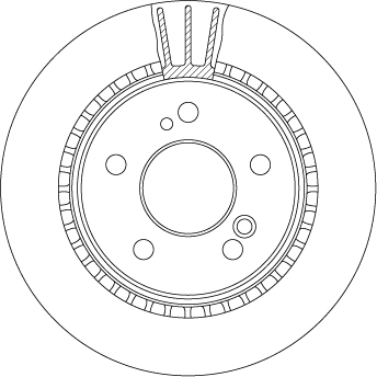 Brake Disc - DF4513 TRW