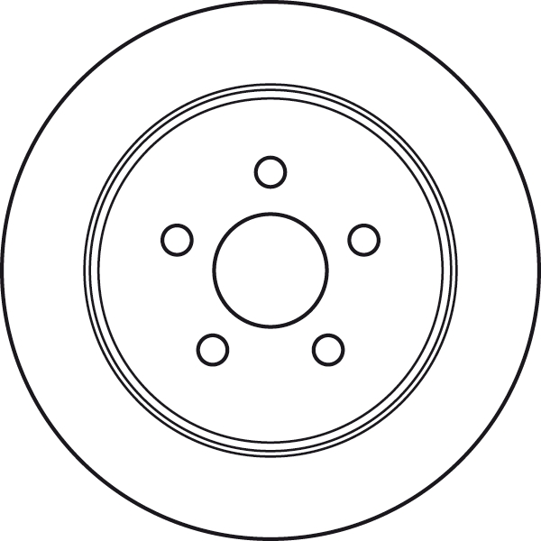 Bremsscheibe - DF4533 TRW