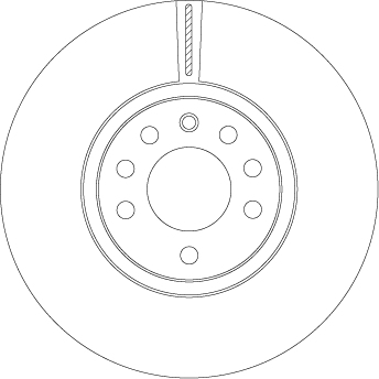 Bremsscheibe - DF4549 TRW
