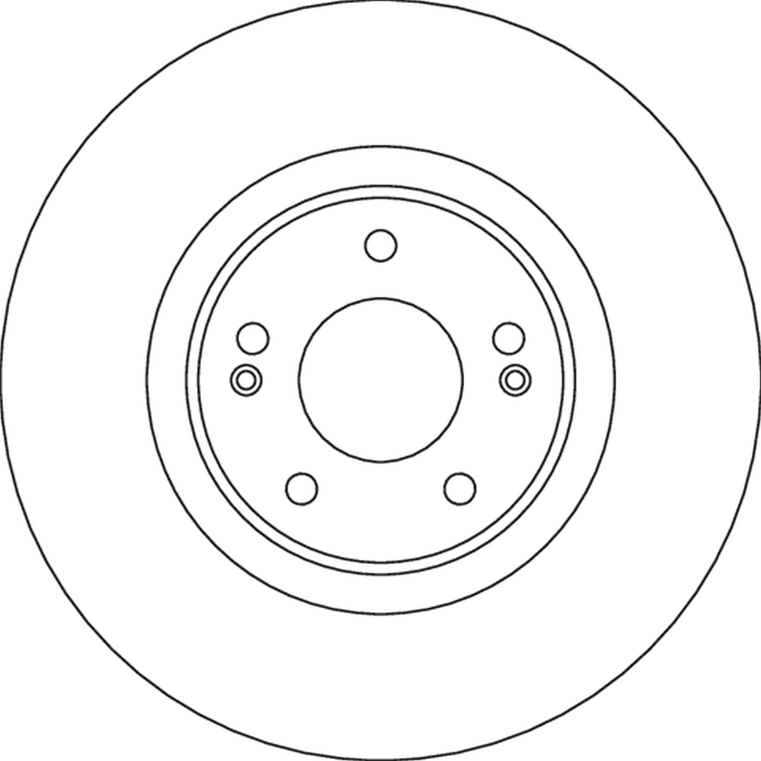 Bremsscheibe - DF4632S TRW