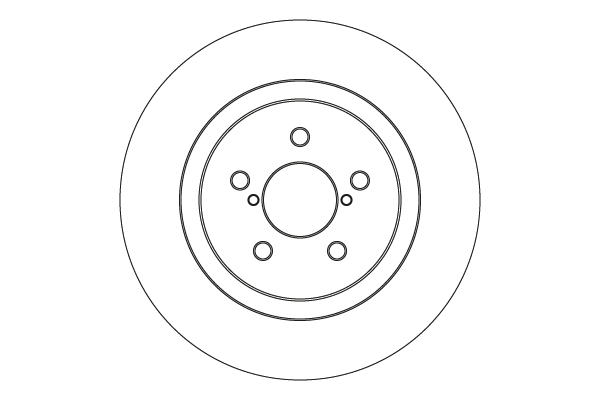 Brake Disc - DF4640 TRW