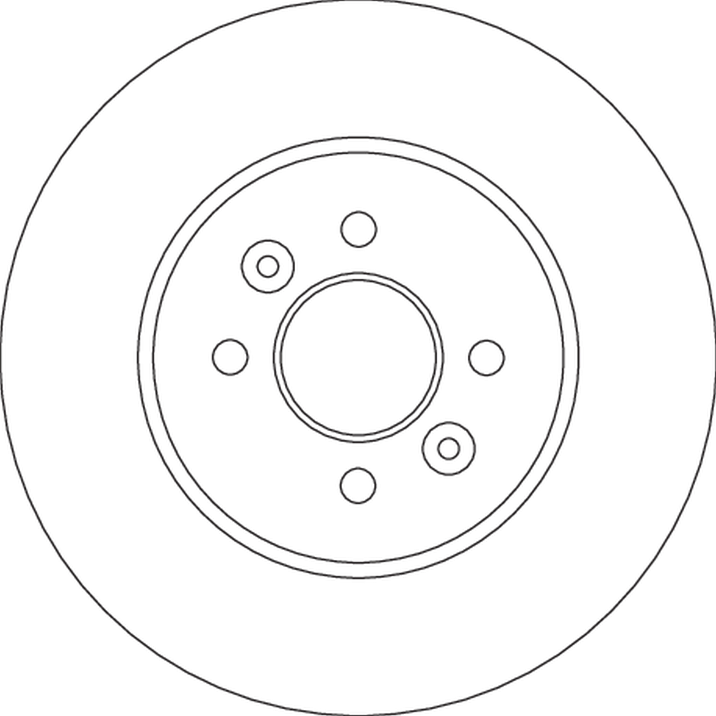 Bremsscheibe - DF4691 TRW
