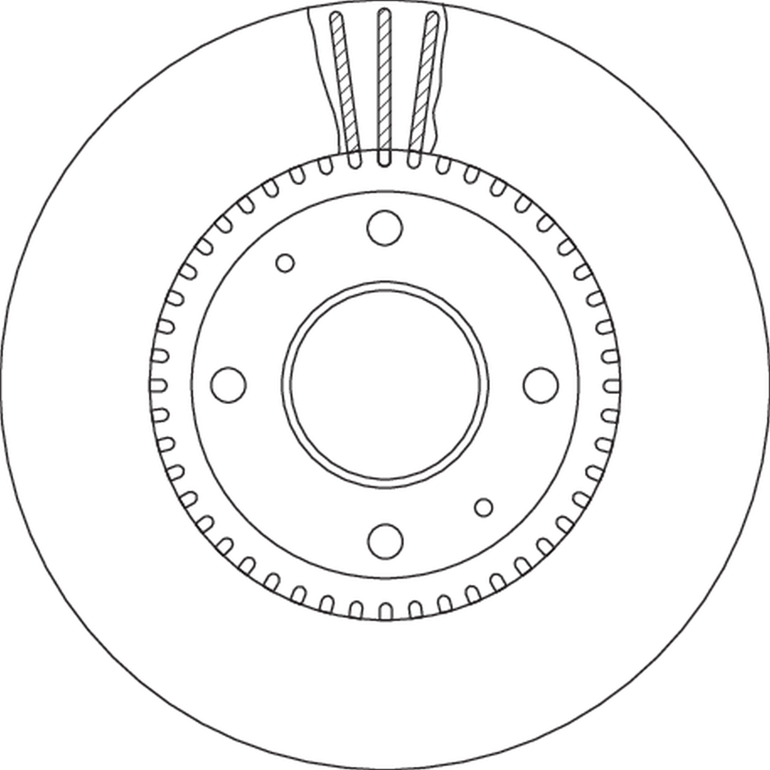 Discofreno - DF4710 TRW