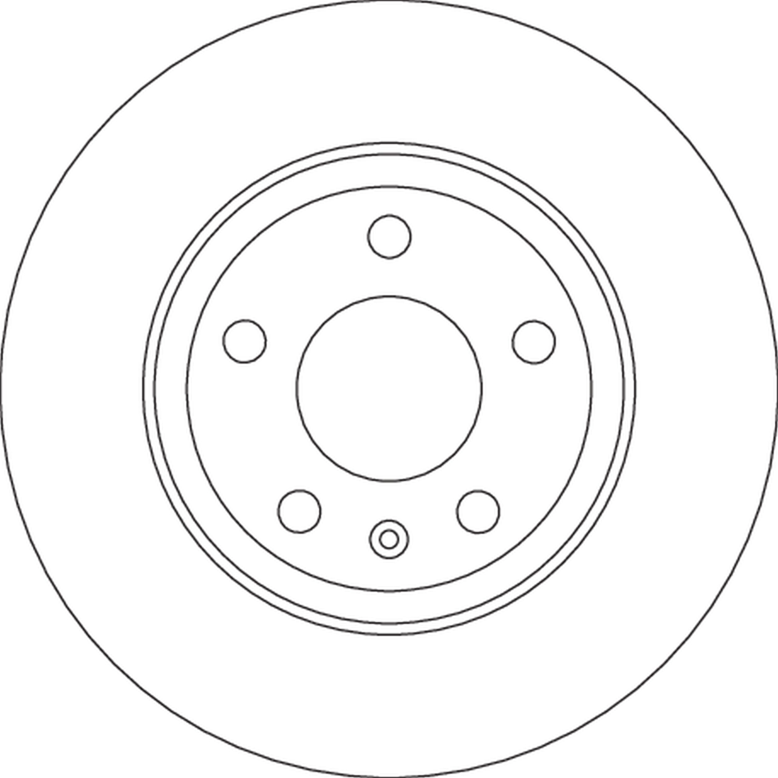 Brake Disc - DF4756 TRW