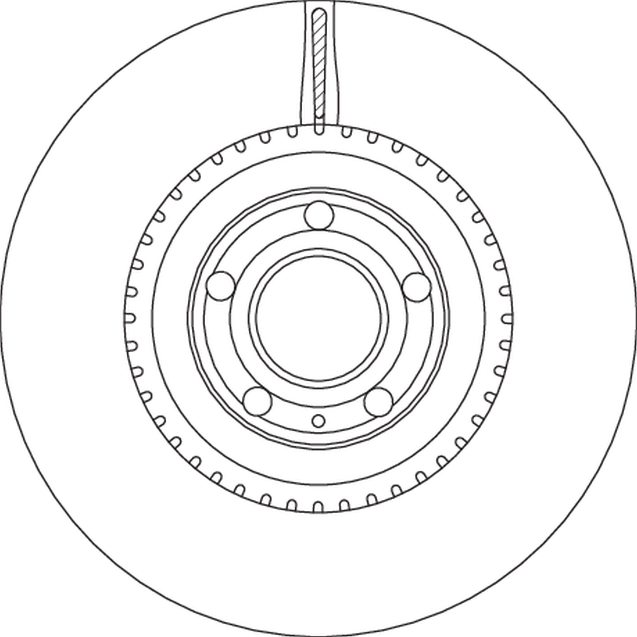 Discofreno - DF4757S TRW