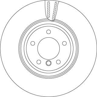 Brake Disc - DF4775S TRW