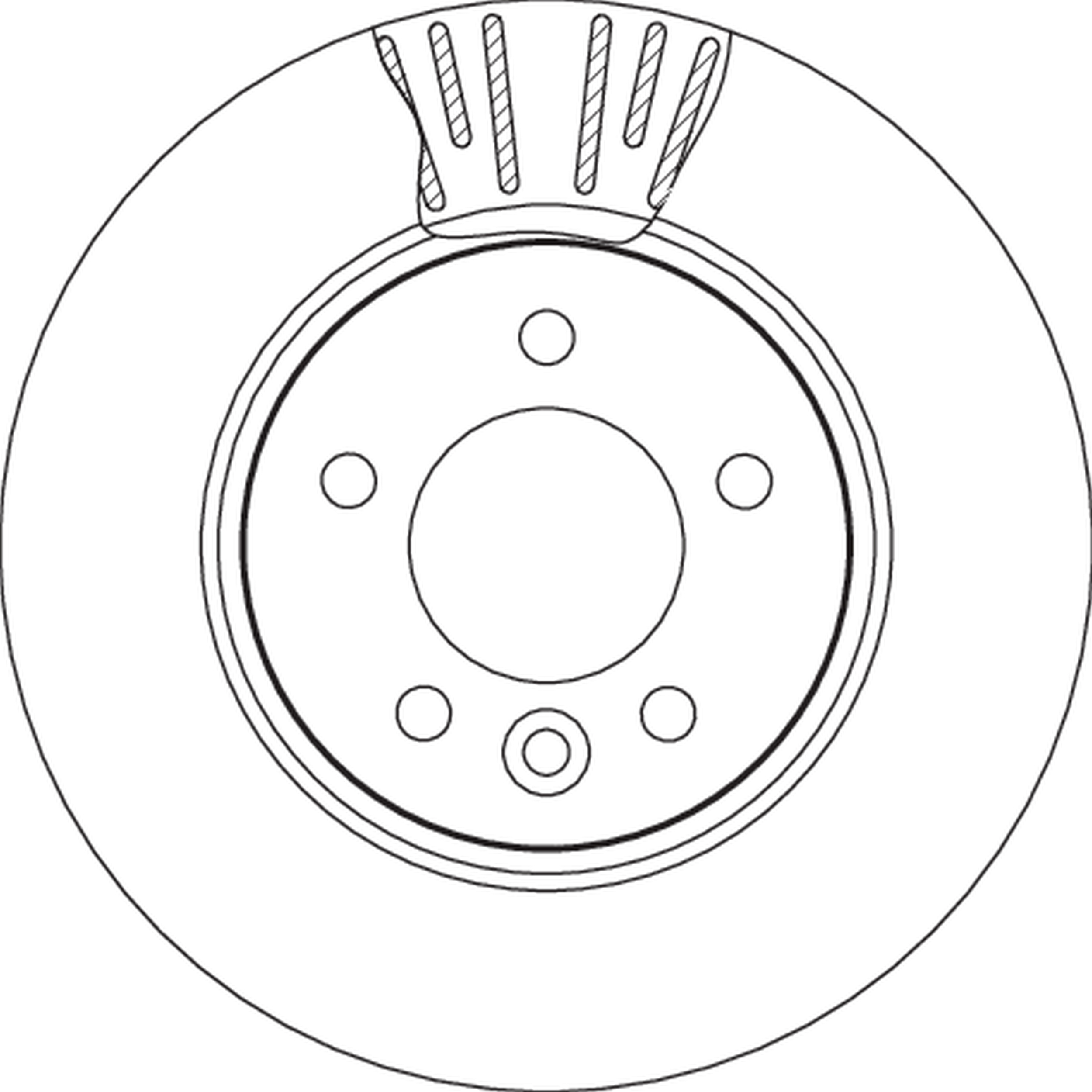 Brake Disc - DF4790 TRW