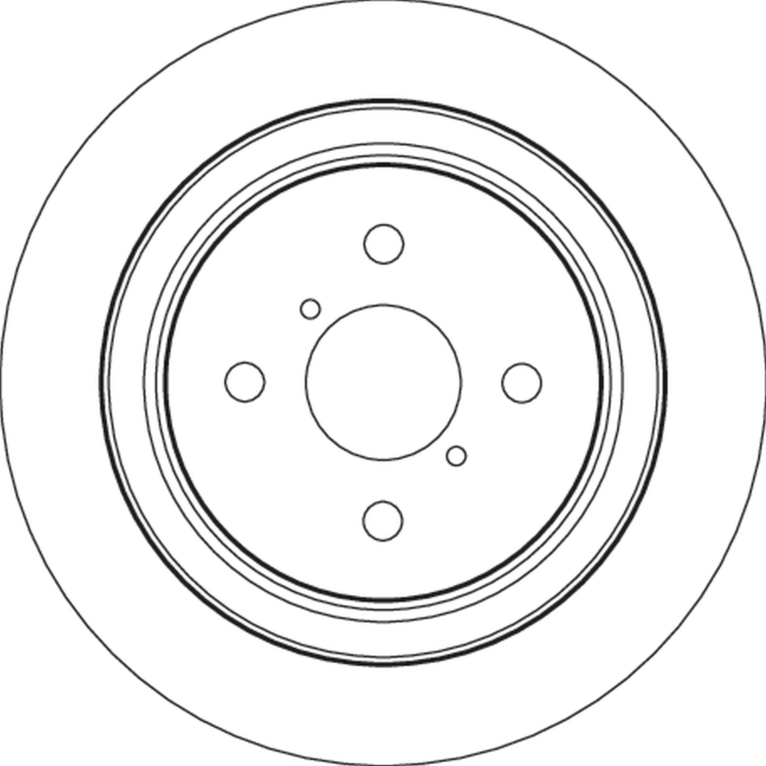 Brake Disc - DF4800 TRW