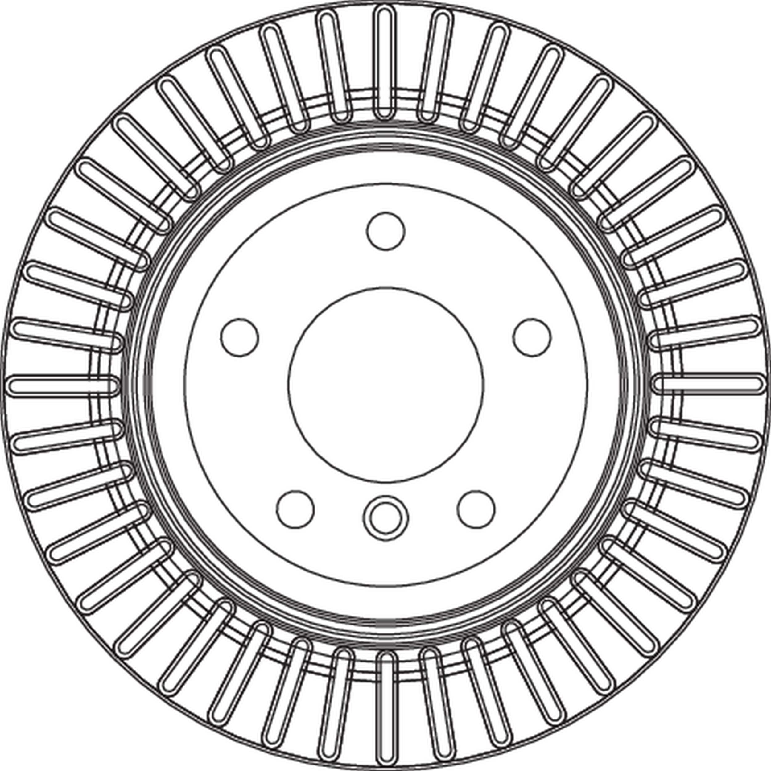 Bremsscheibe - DF4802 TRW