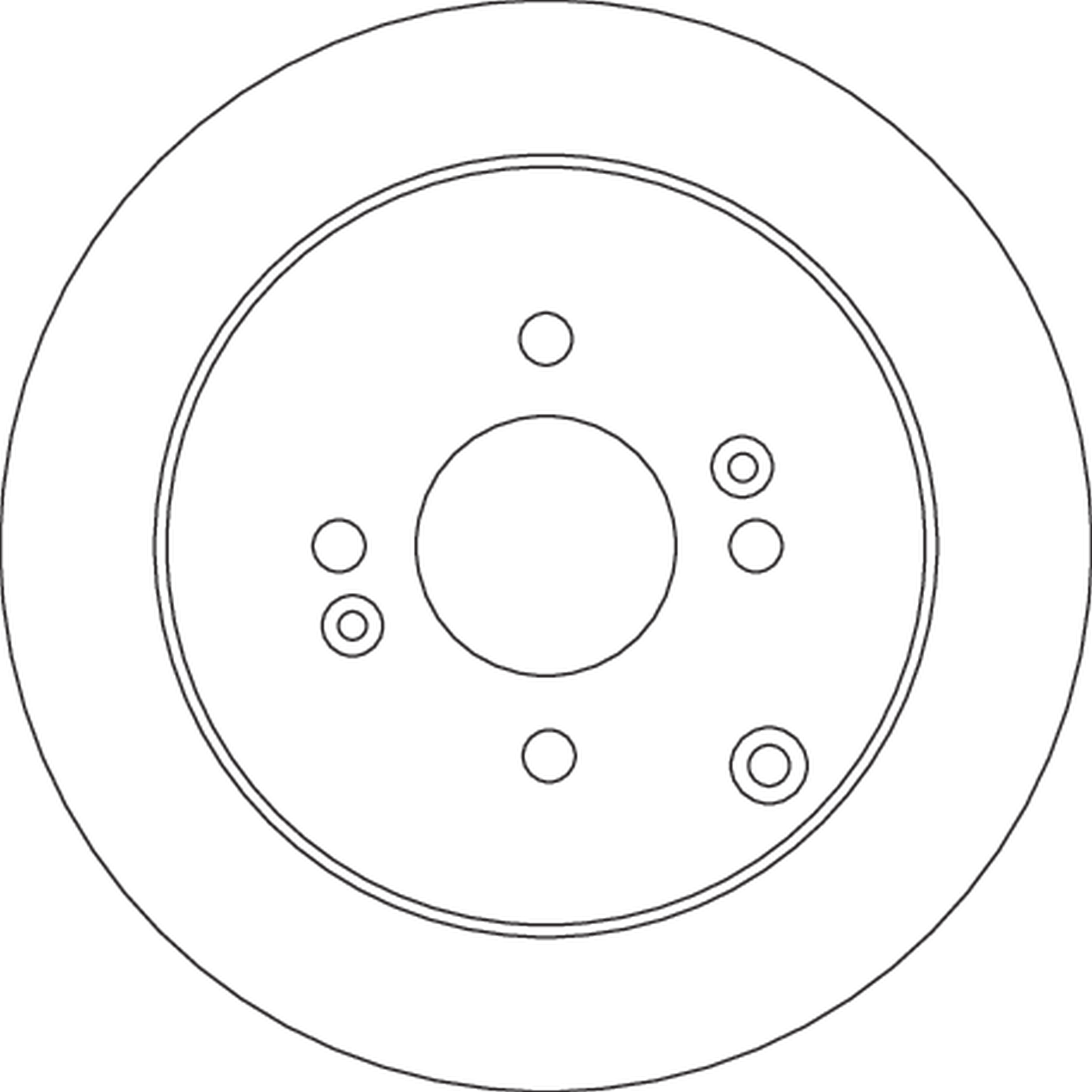 Bremsscheibe - DF4803 TRW