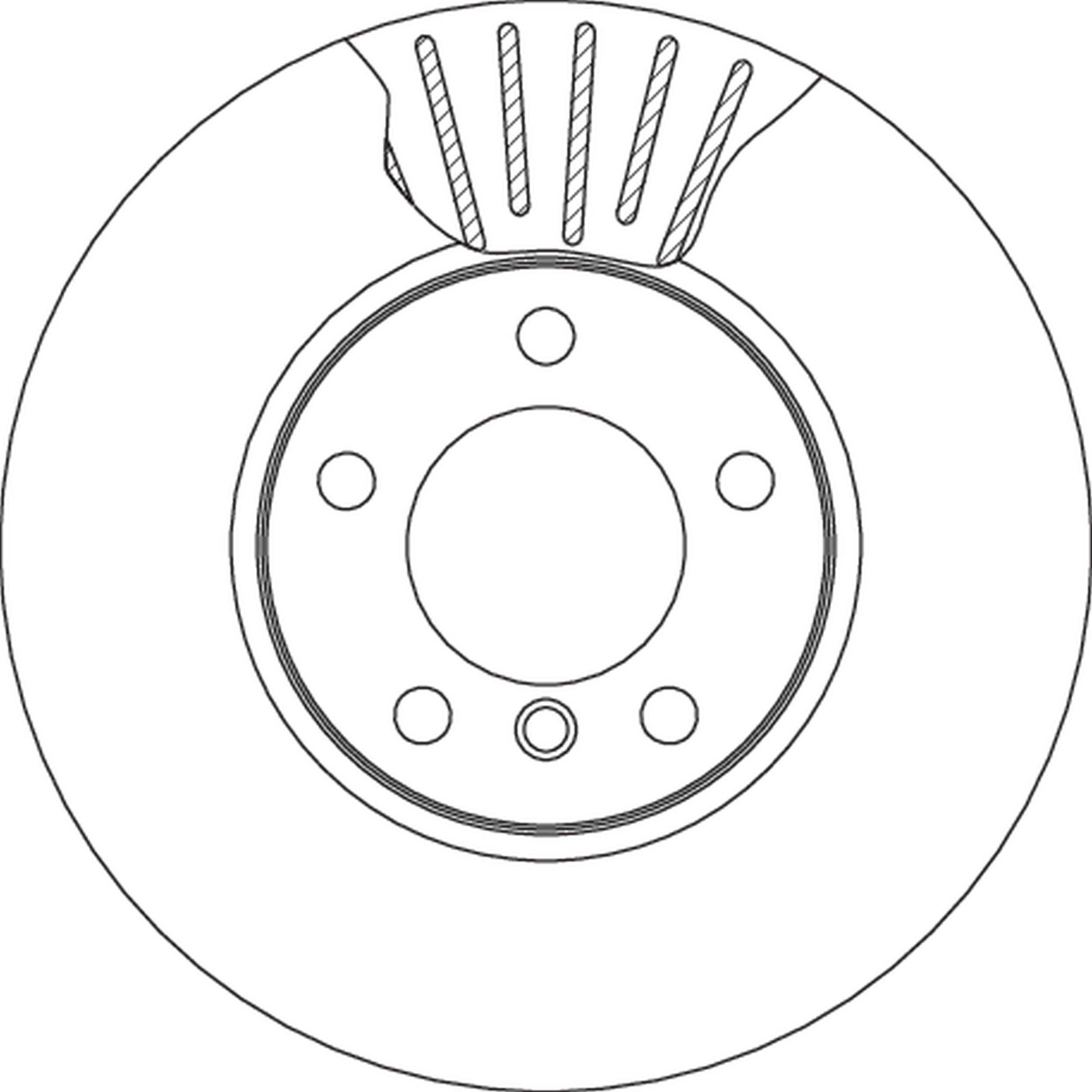 Discofreno - DF4807S TRW