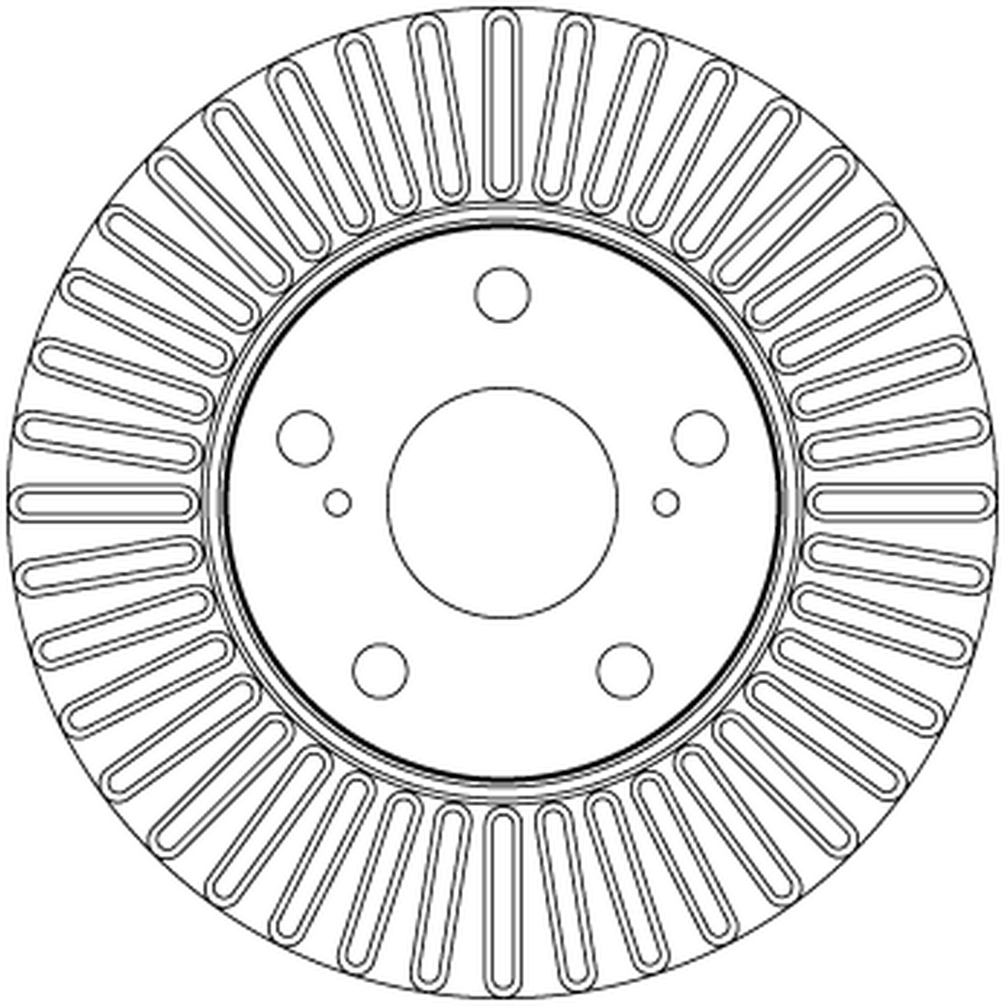 Brake Disc - DF4808 TRW