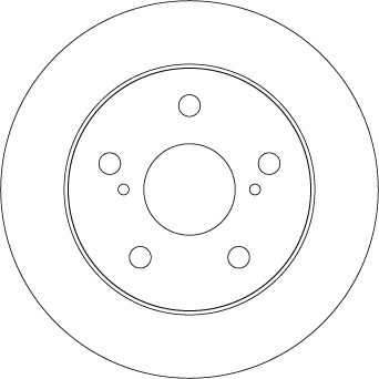 Bremsscheibe - DF4811 TRW