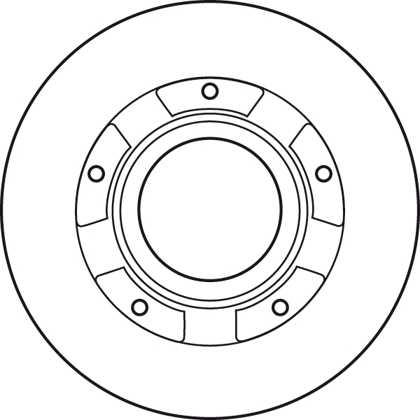 Brake Disc - DF4821S TRW