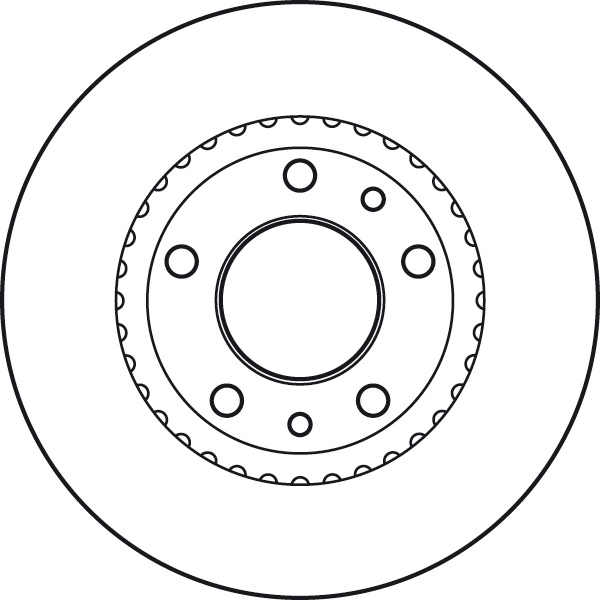 Brake Disc - DF4836S TRW