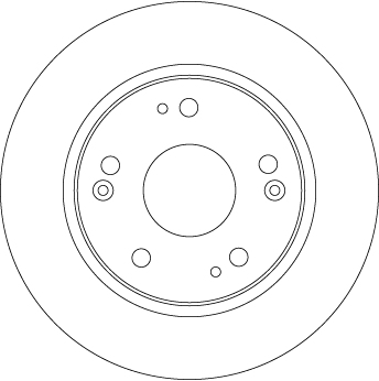 Bremsscheibe - DF4837 TRW