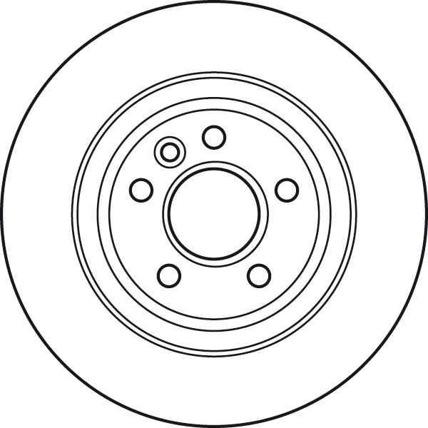 Bremsscheibe - DF4844 TRW