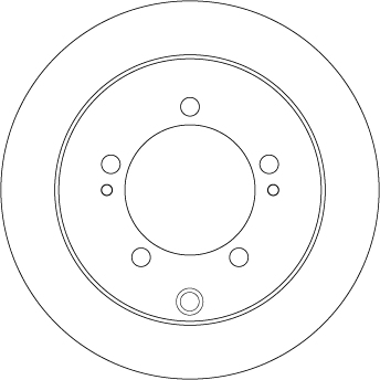 Bremsscheibe - DF4845 TRW
