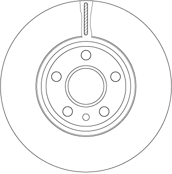 Bremsscheibe - DF4850S TRW