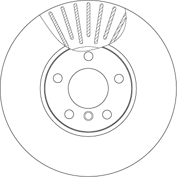 Bremsscheibe - DF4852S TRW