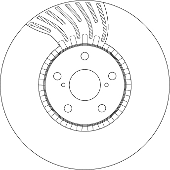 Discofreno - DF4855S TRW