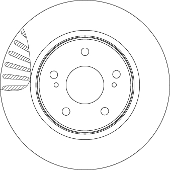 Discofreno - DF4857S TRW