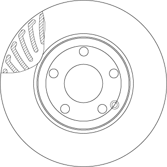 Bremsscheibe - DF4863S TRW