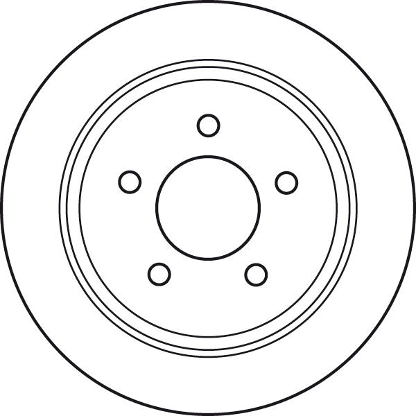 Bremsscheibe - DF4878 TRW