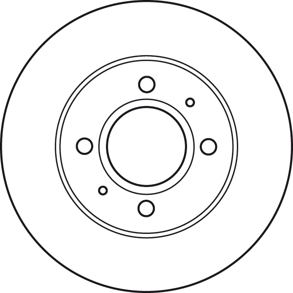 Bremsscheibe - DF4892 TRW
