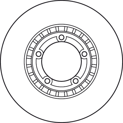 Bremsscheibe - DF4896 TRW