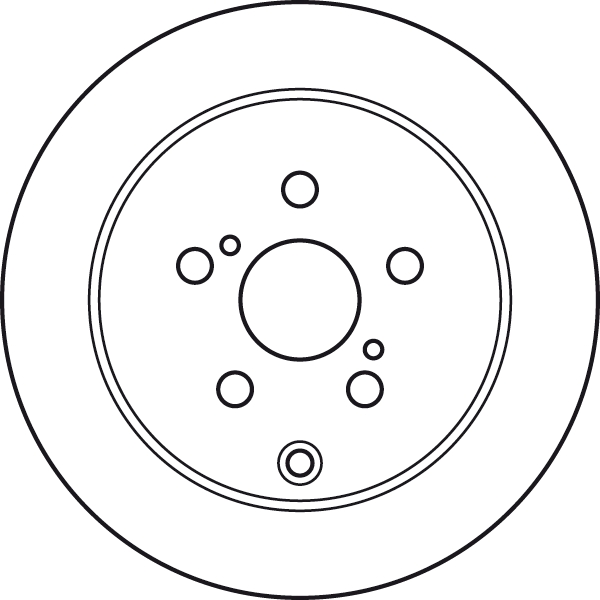 Bremsscheibe - DF4899 TRW