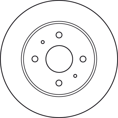 Bremsscheibe - DF4905 TRW