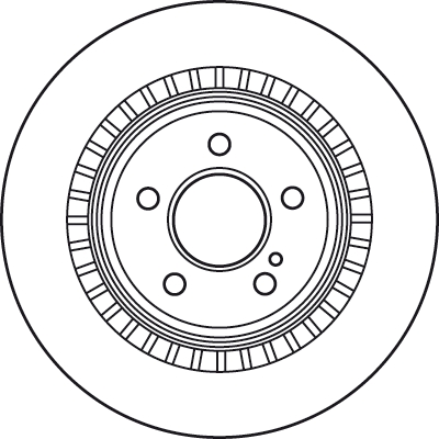Brake Disc - DF4916S TRW