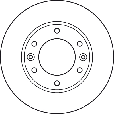 Brake Disc - DF4924S TRW