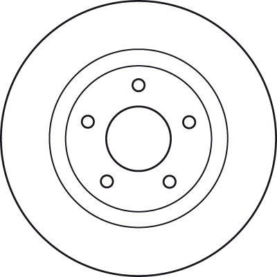 Bremsscheibe - DF4932 TRW