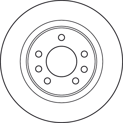 Brake Disc - DF4960 TRW