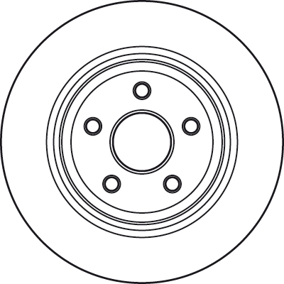 Bremsscheibe - DF4979S TRW